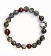Modern Om Found Brace beaded bracelet